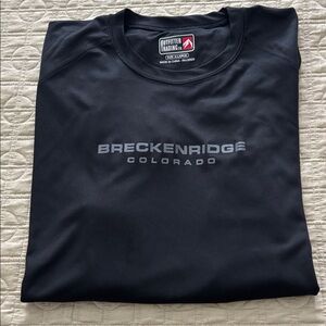 Breckenridge, CO Men’s XLarge, Black Long sleeved Tee Shirt